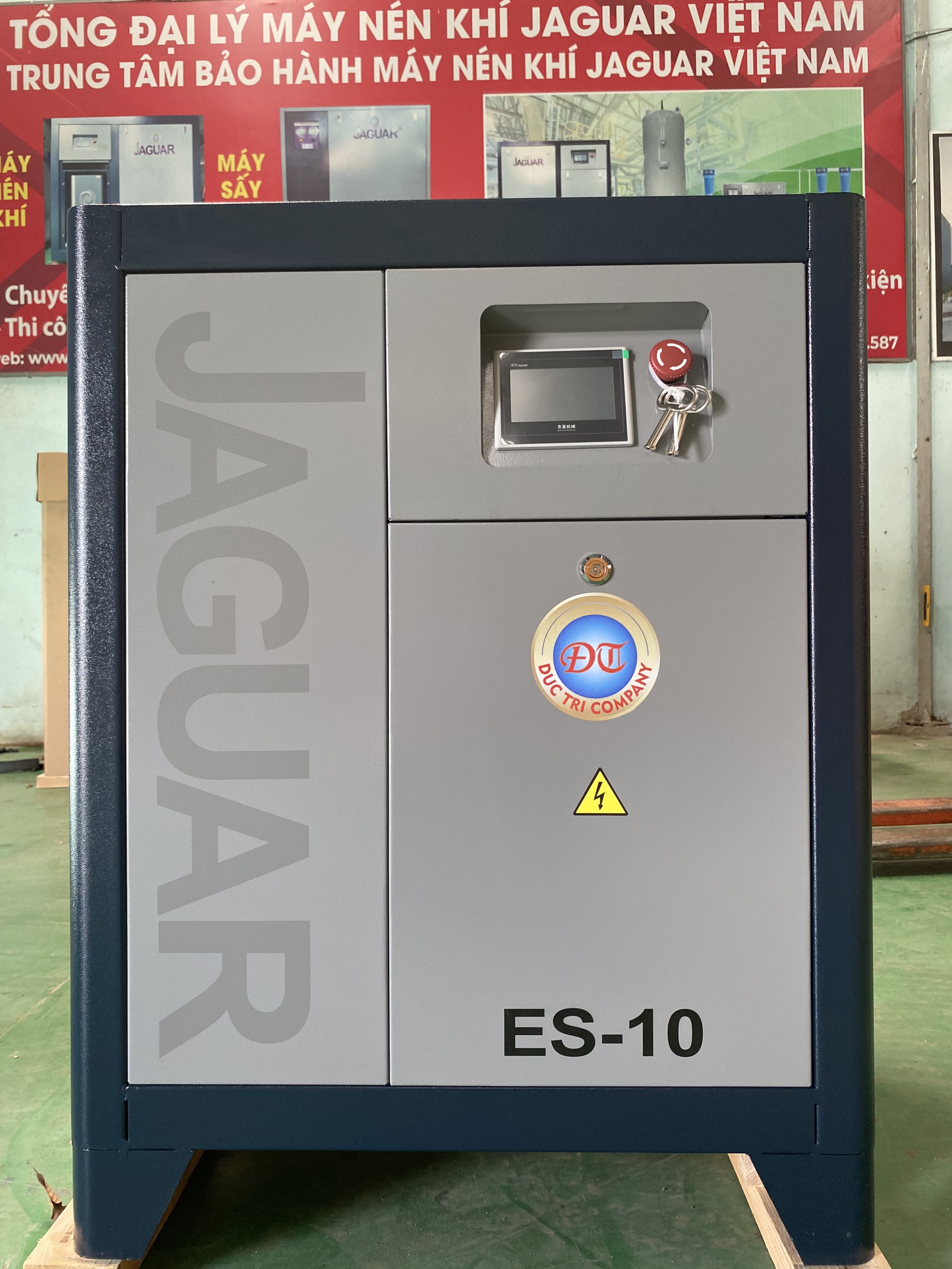 MÁY NÉN KHÍ TRỤC VÍT JAGUAR – NGÔI SAO MAY MẮN ES10/10HP