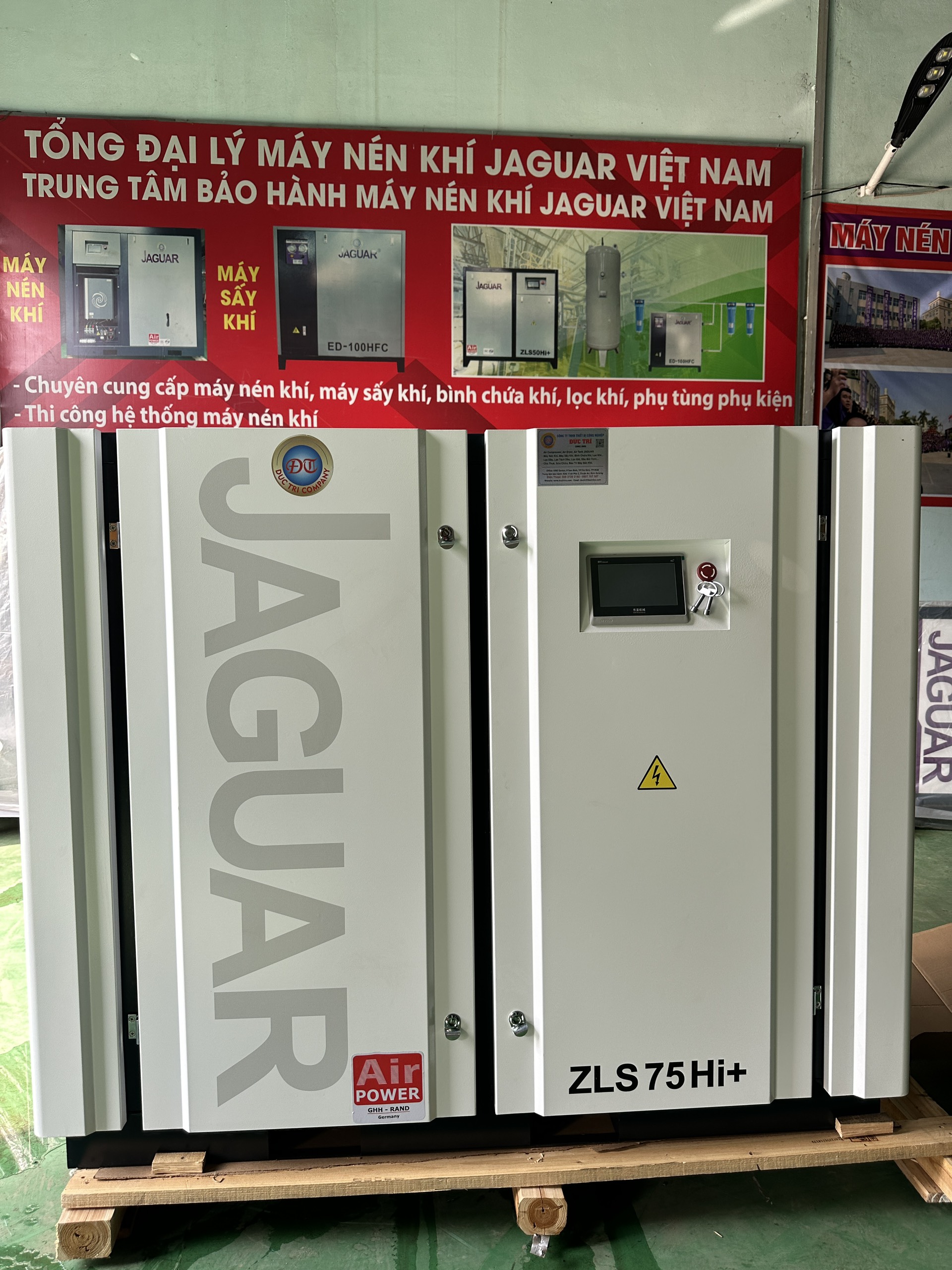 MÁY NÉN KHÍ TRỤC VÍT BIẾN TẦN 75HP/ ZLS75HI+