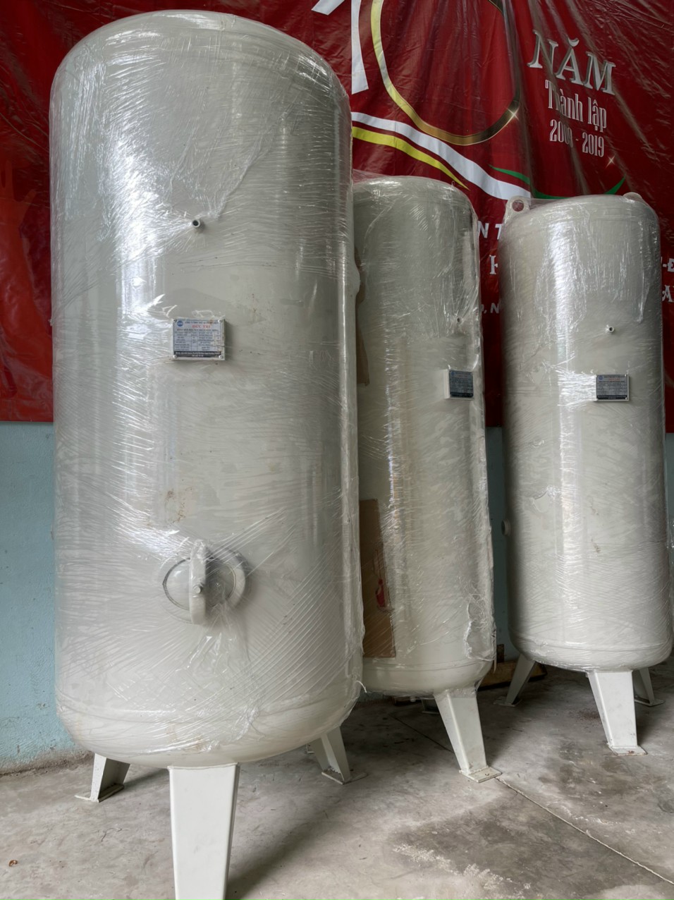 BÌNH CHỨA KHÍ NÉN TỪ 200 LÍT TRỞ LÊN